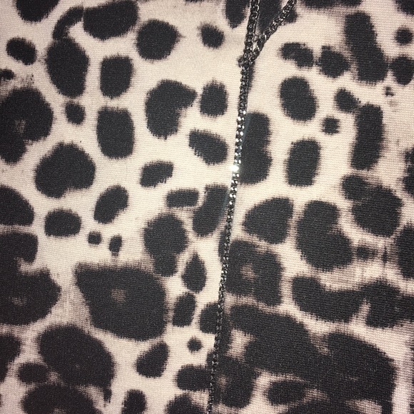 Black leopard print dress. - Picture 2 of 3